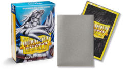 Dragon Shield Matte Japanese-Size Sleeves - Silver - 60ct